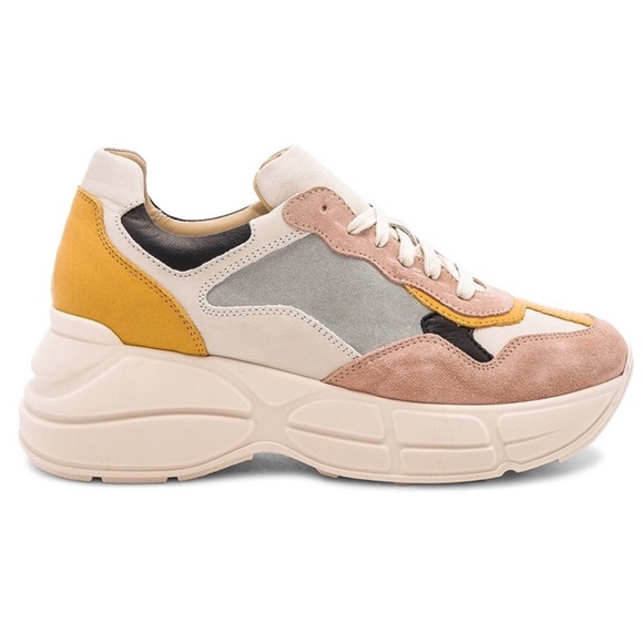 Steve Madden Shoes - Steve Madden Memory Leather Platform Sneakers 9.5